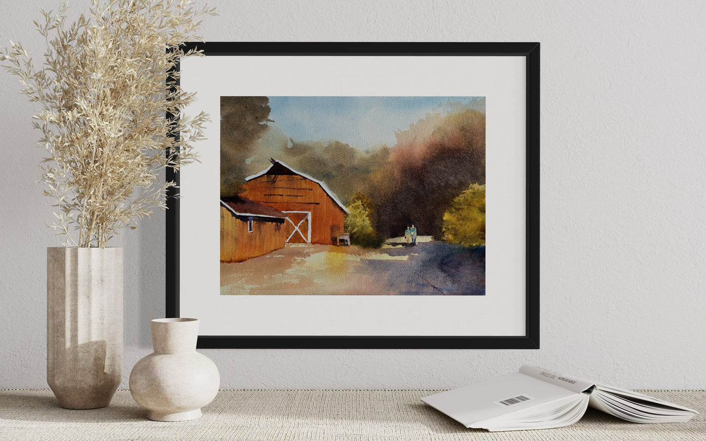 "An afternoon well spent" original watercolor painting