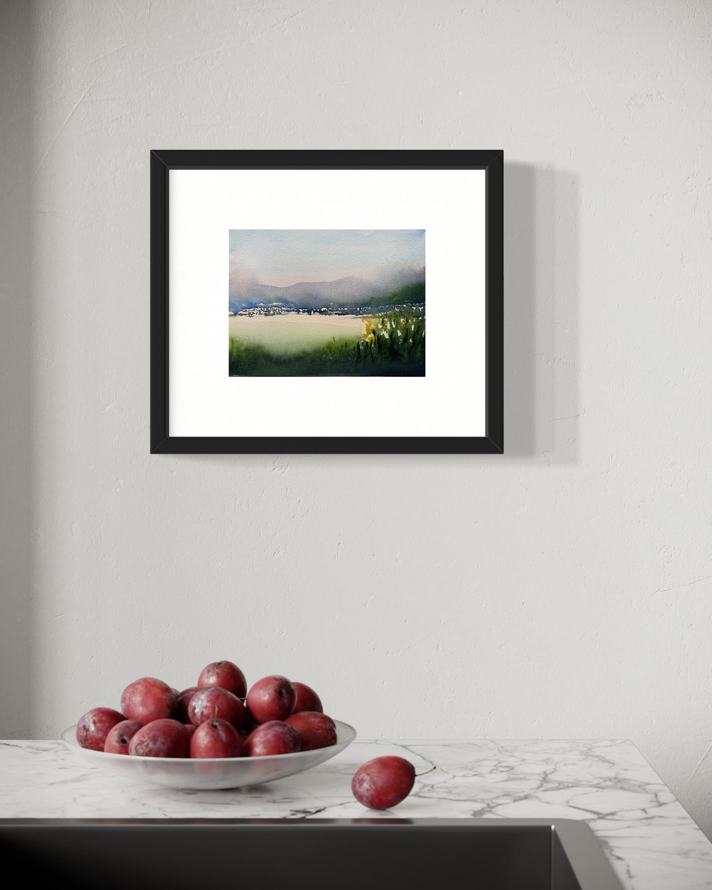 "Drifting into the morning" original watercolor painting