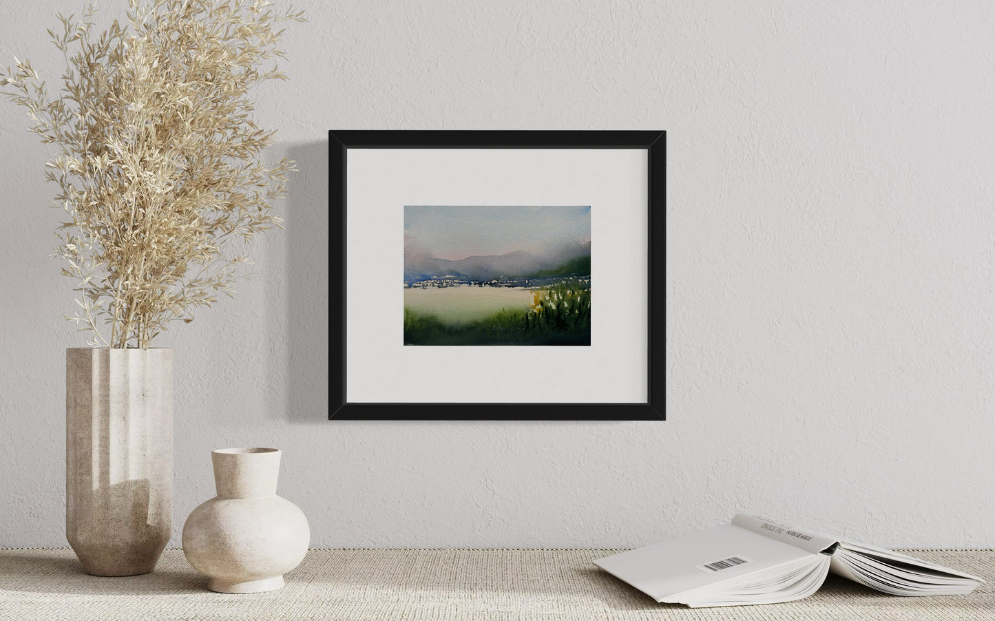 "Drifting into the morning" original watercolor painting