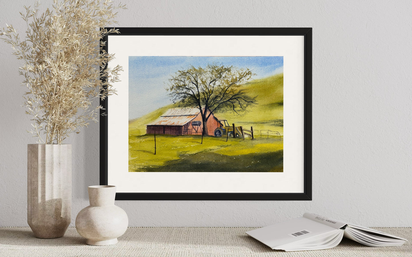 "The quiet side" original watercolor painting