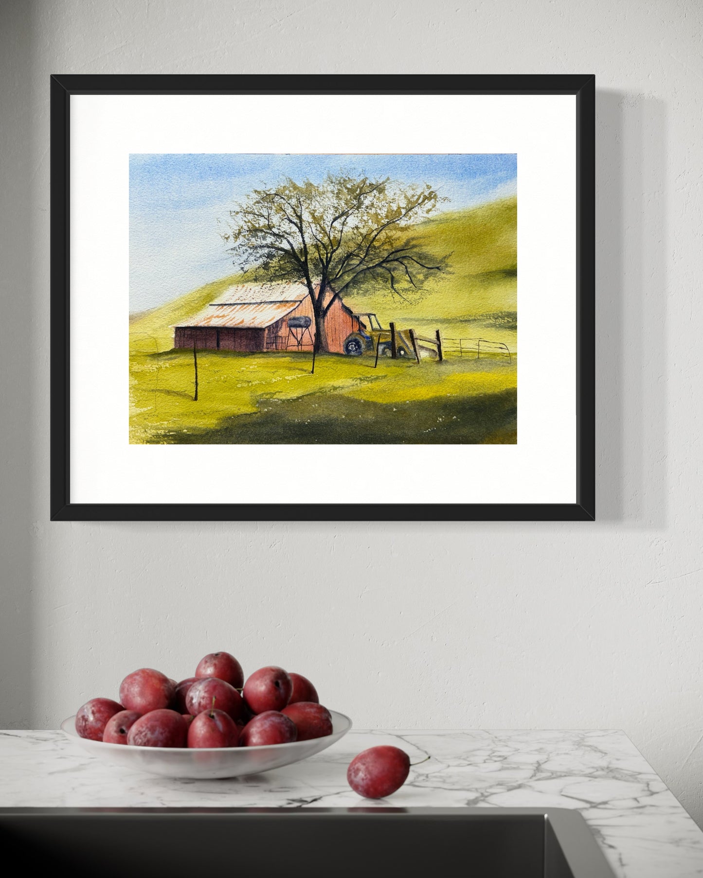 "The quiet side" original watercolor painting