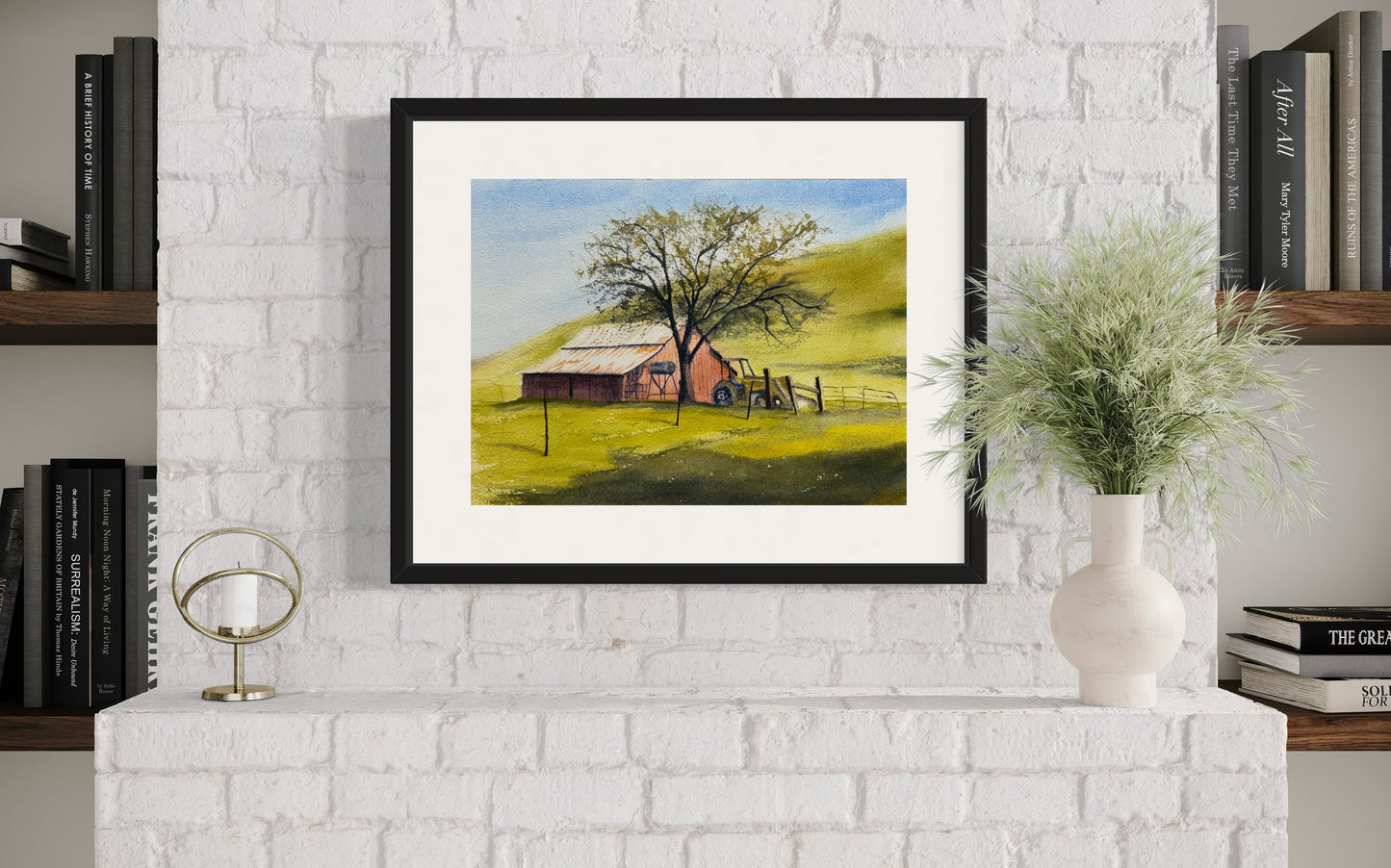 "The quiet side" original watercolor painting