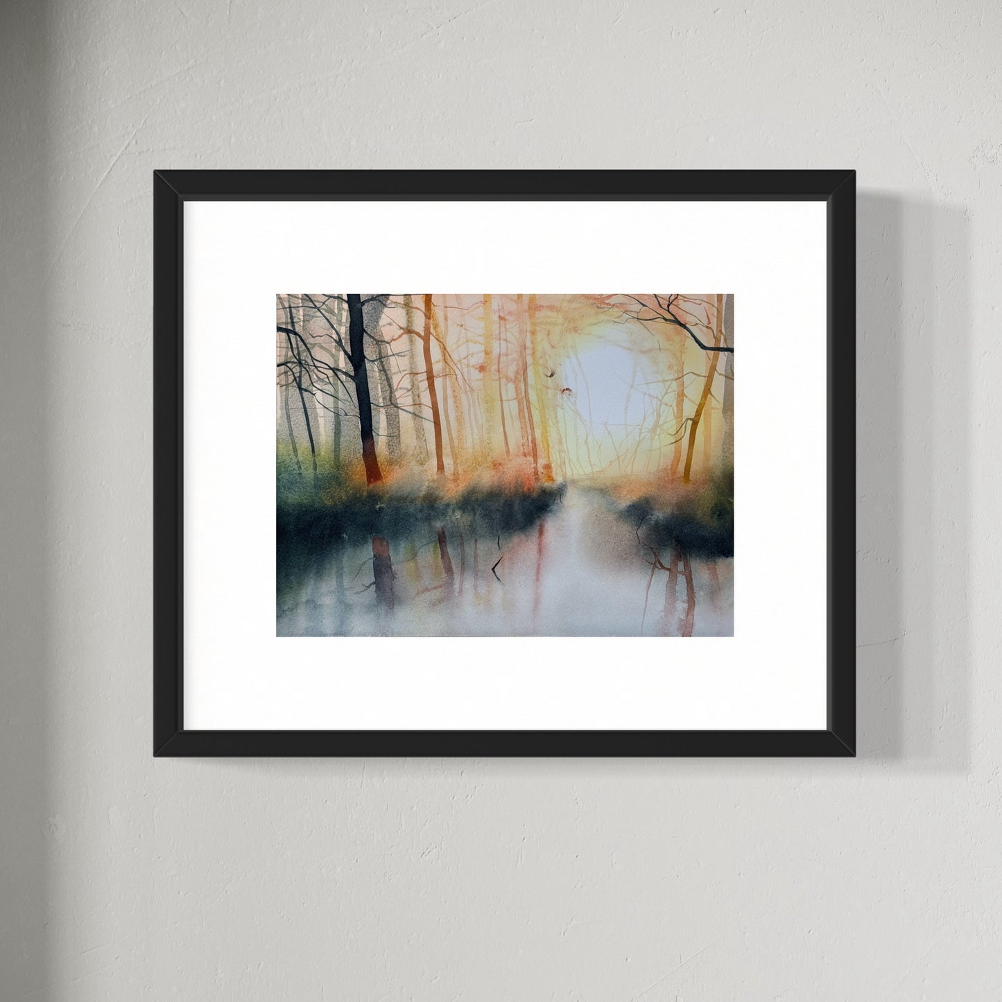 "Where the light finds you" original watercolor painting