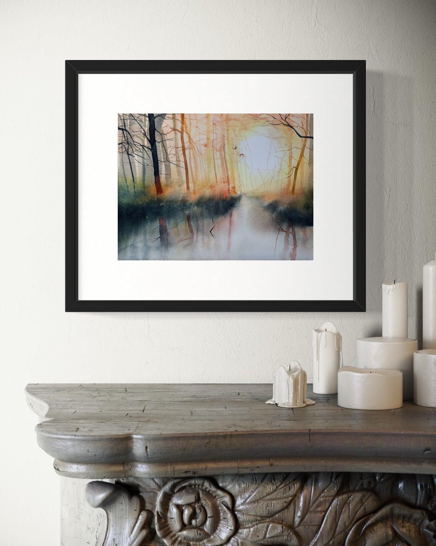 "Where the light finds you" original watercolor painting