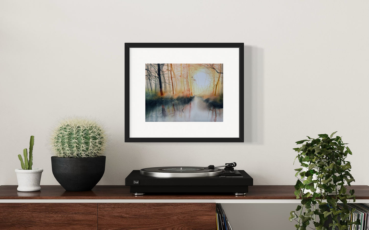 "Where the light finds you" original watercolor painting