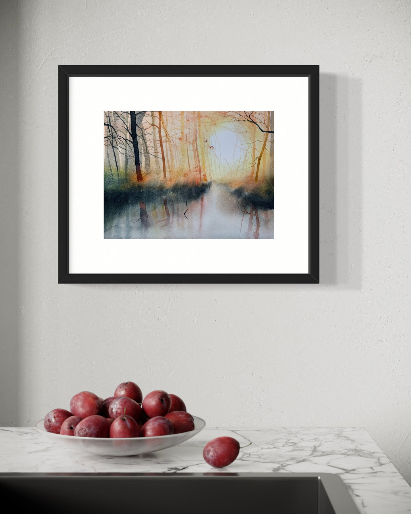 "Where the light finds you" original watercolor painting