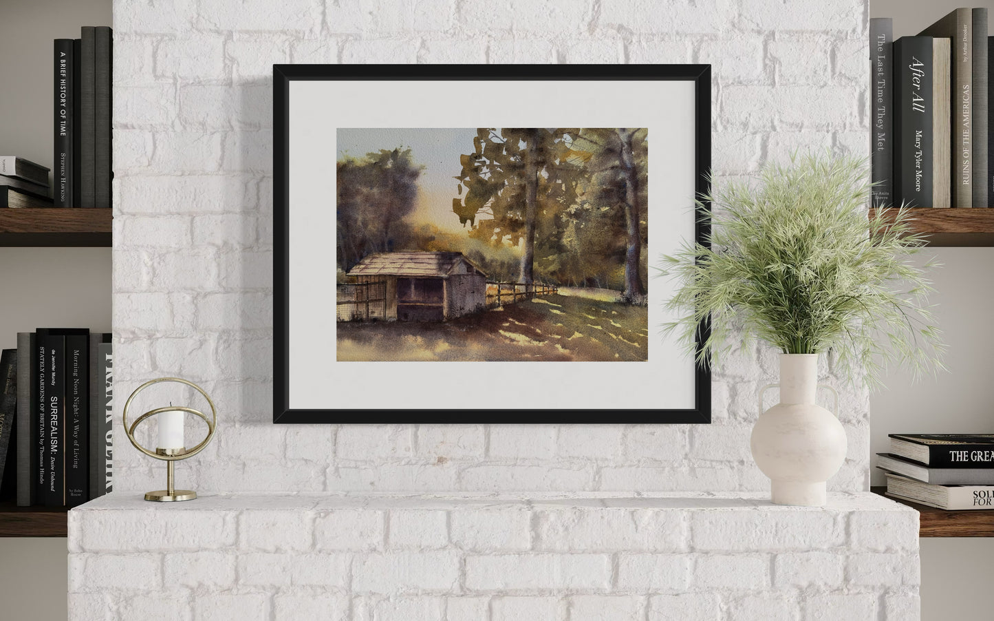 "Whispers of the countryside" original watercolor painting