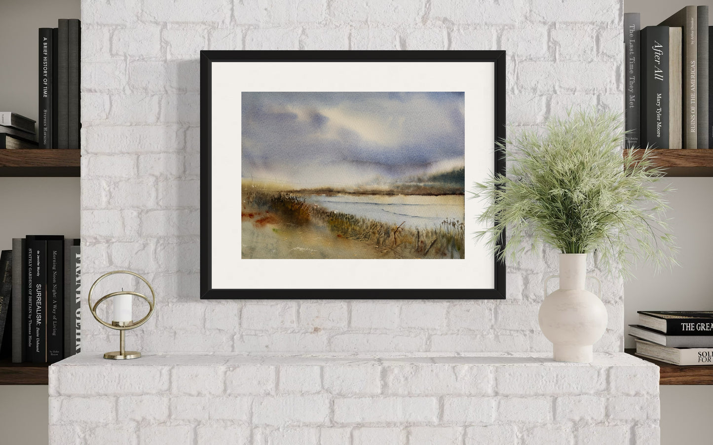 "A breeze over the marsh" original watercolor painting