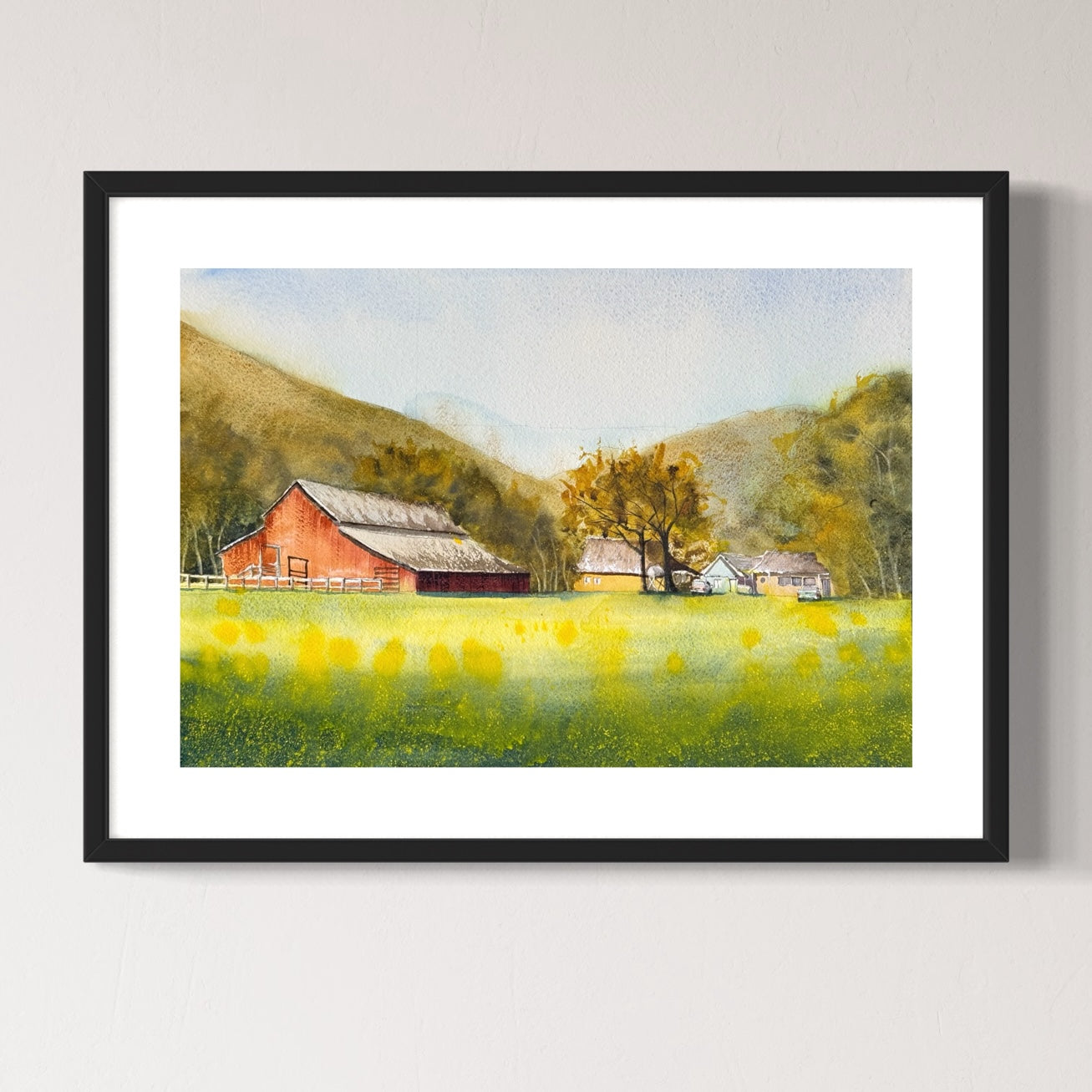 "A place to call home" original watercolor painting