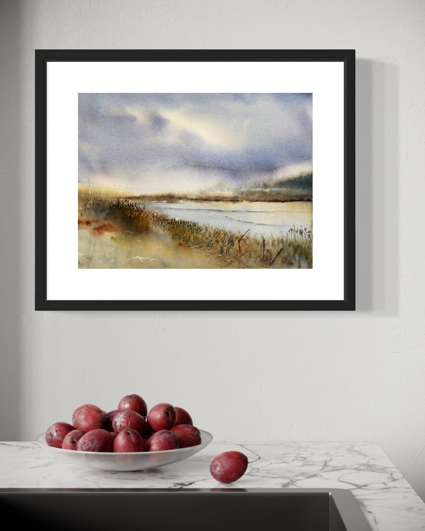 "A breeze over the marsh" original watercolor painting