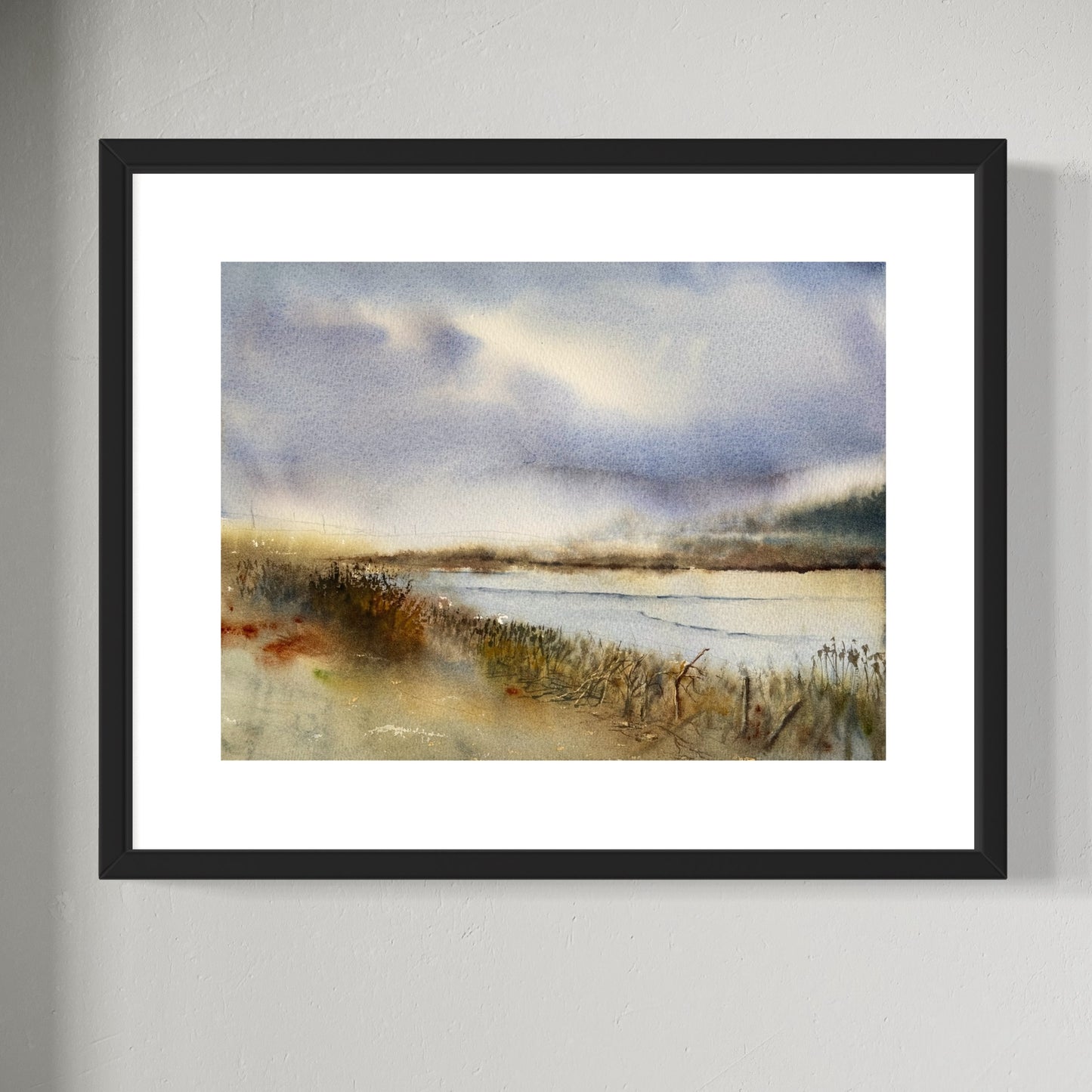 "A breeze over the marsh" original watercolor painting