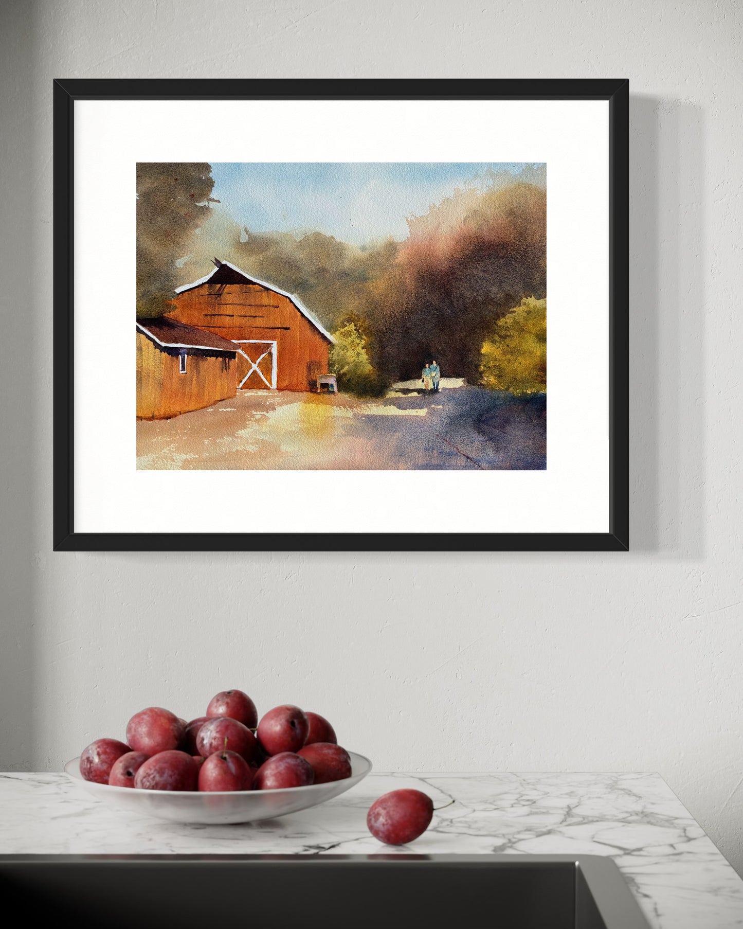 "An afternoon well spent" original watercolor painting