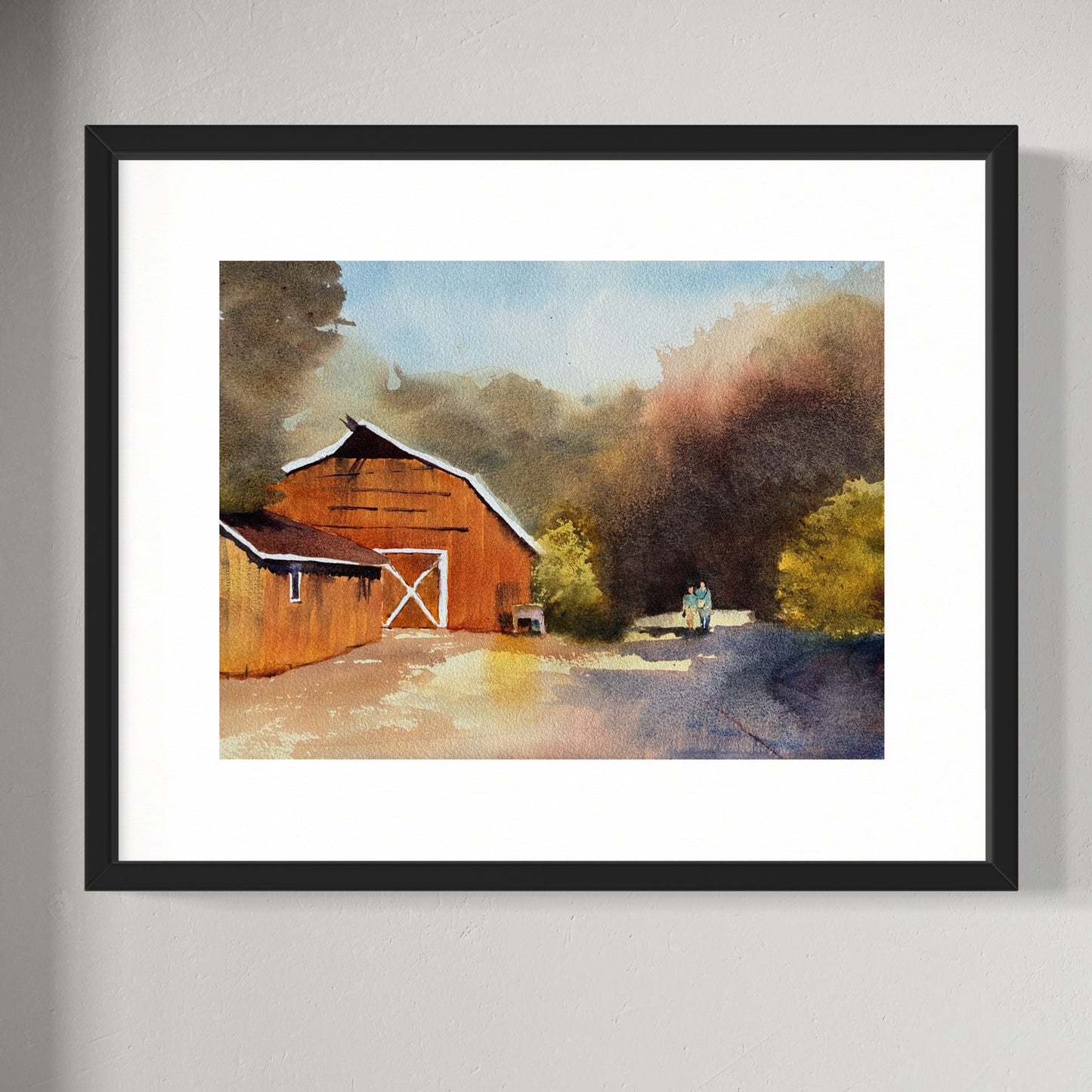 "An afternoon well spent" original watercolor painting