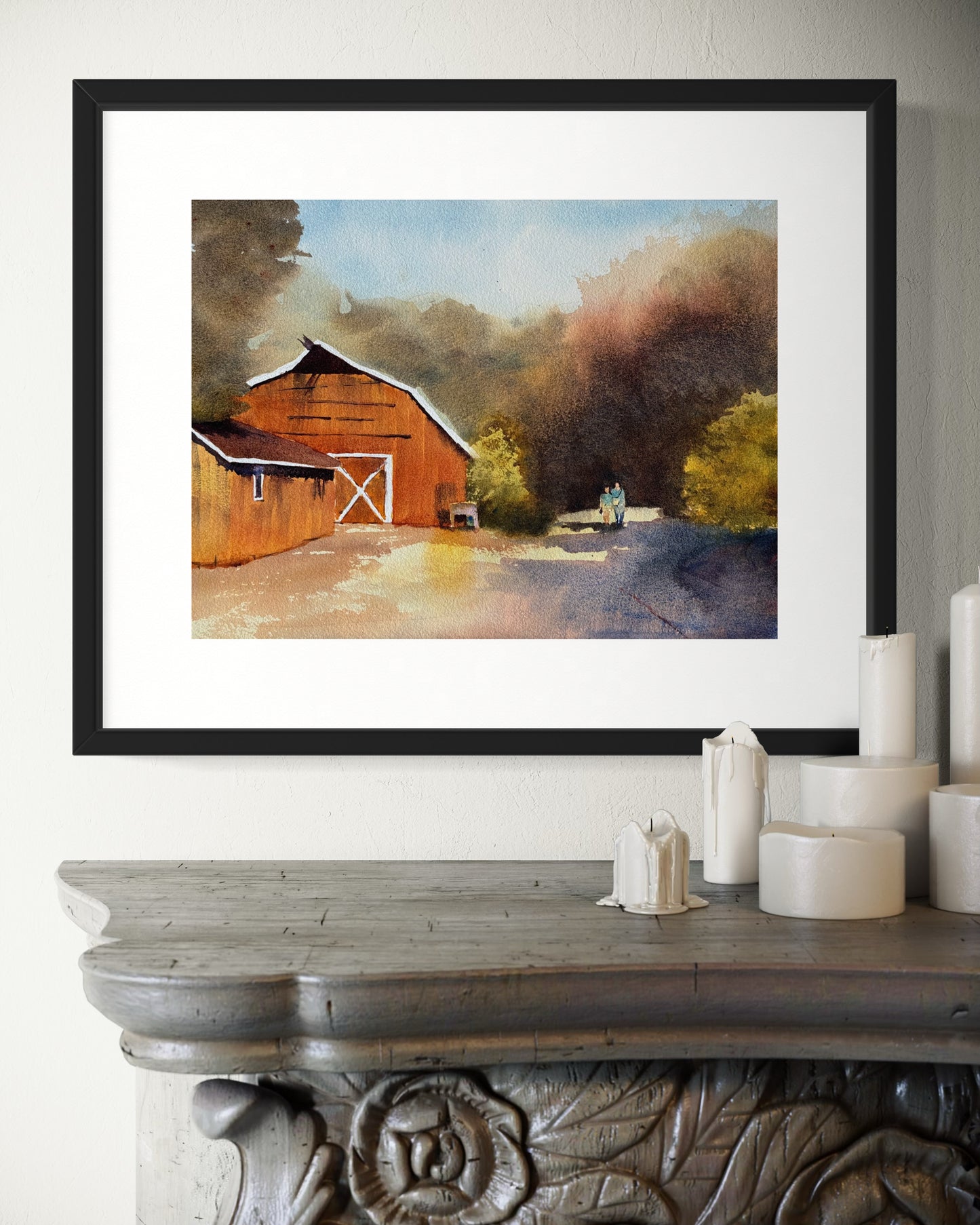 "An afternoon well spent" original watercolor painting