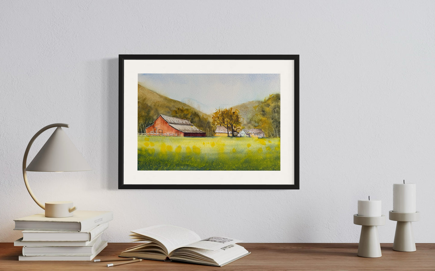 "A place to call home" original watercolor painting