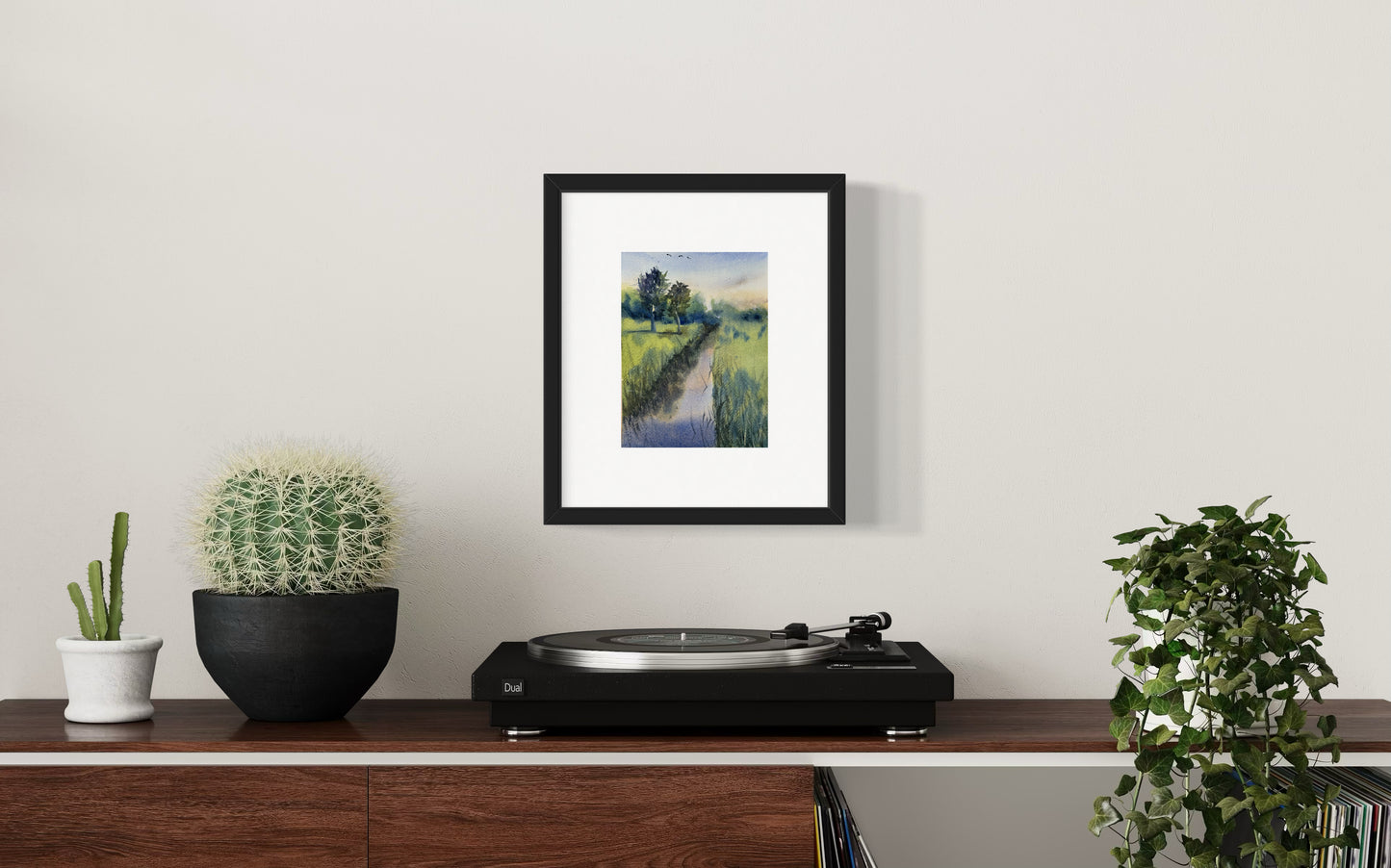 "Quiet reflections" original watercolor painting