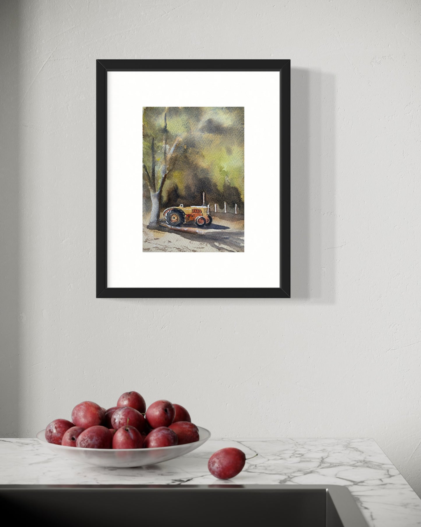 "The old workhorse" original watercolor painting