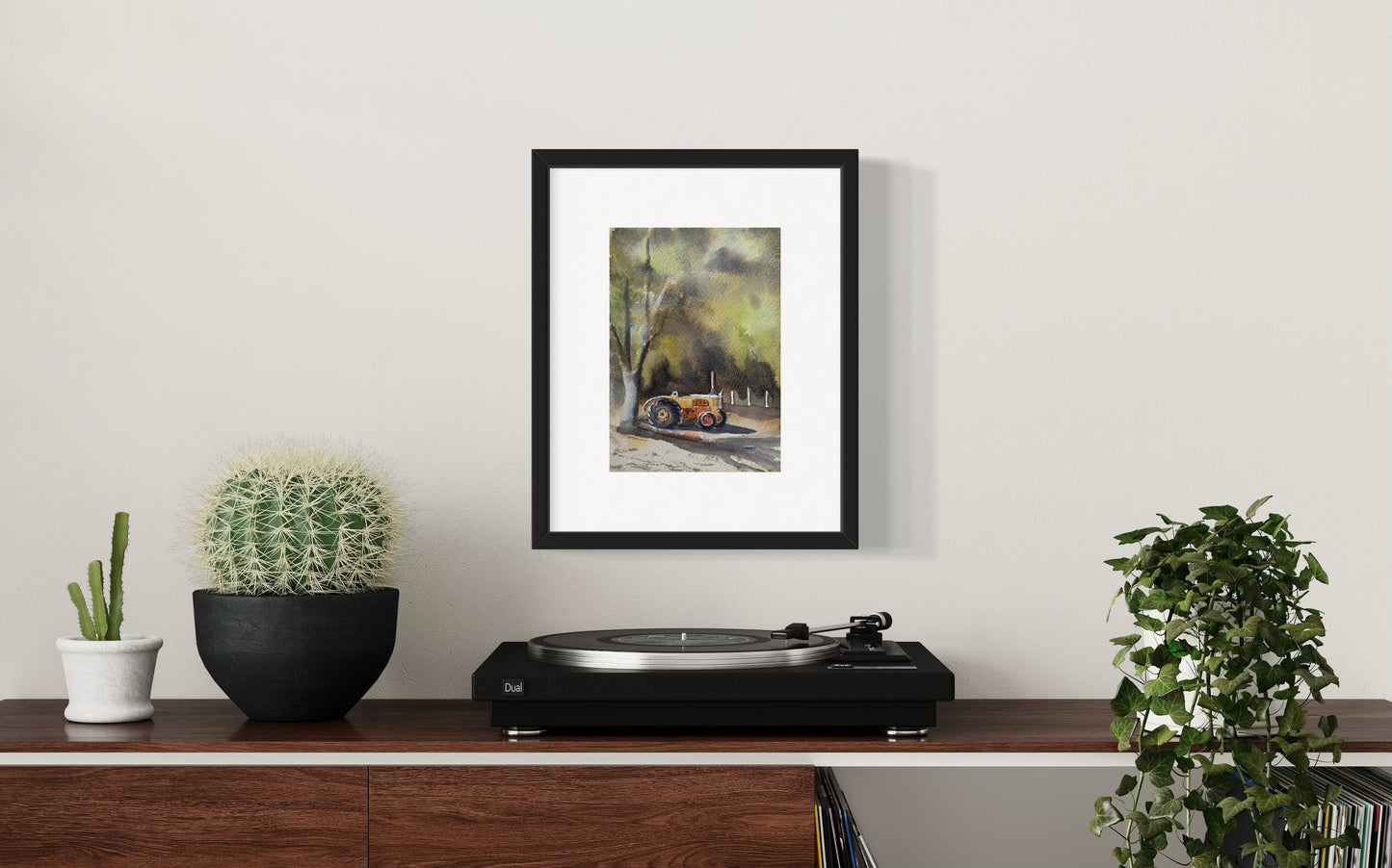 "The old workhorse" original watercolor painting