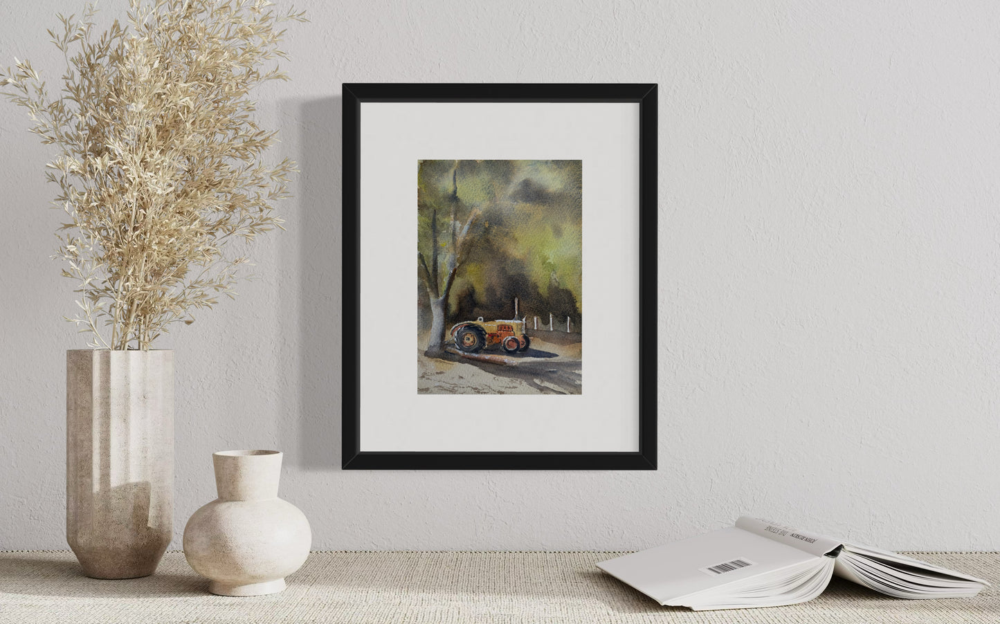 "The old workhorse" original watercolor painting