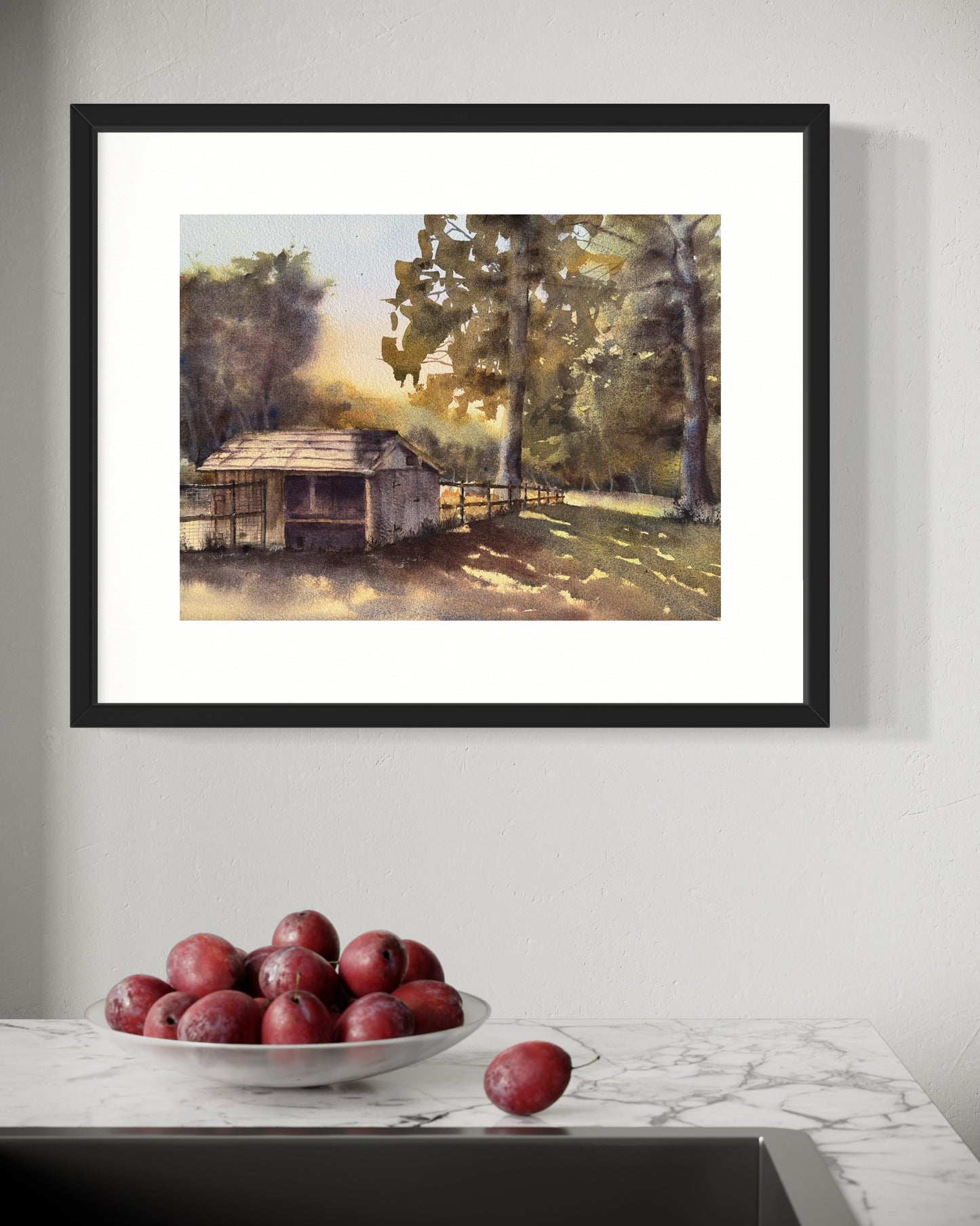 "Whispers of the countryside" original watercolor painting