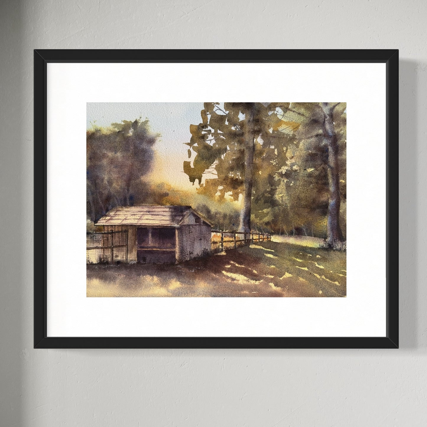 "Whispers of the countryside" original watercolor painting